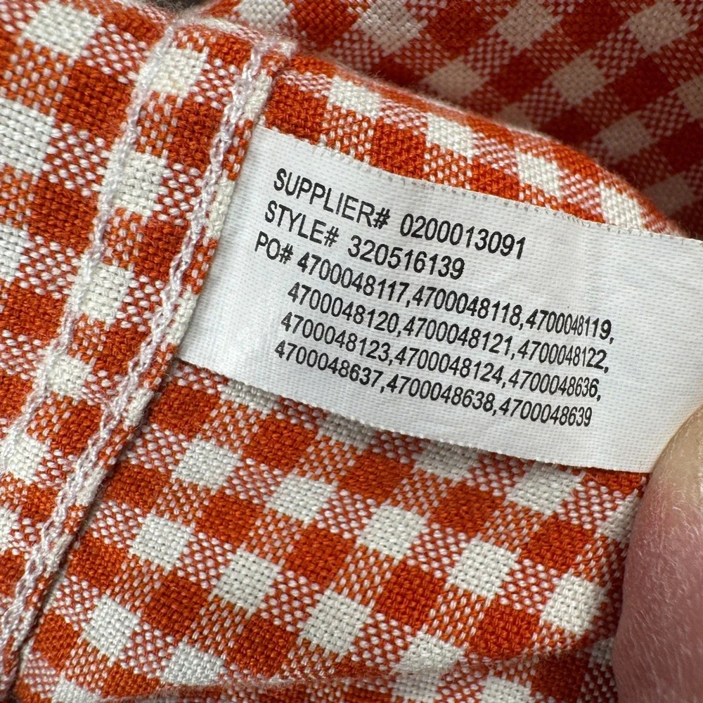 Ralph Lauren Shirt Boys 18M Red Gingham Check Picnic Plaid Long Sleeve Pony